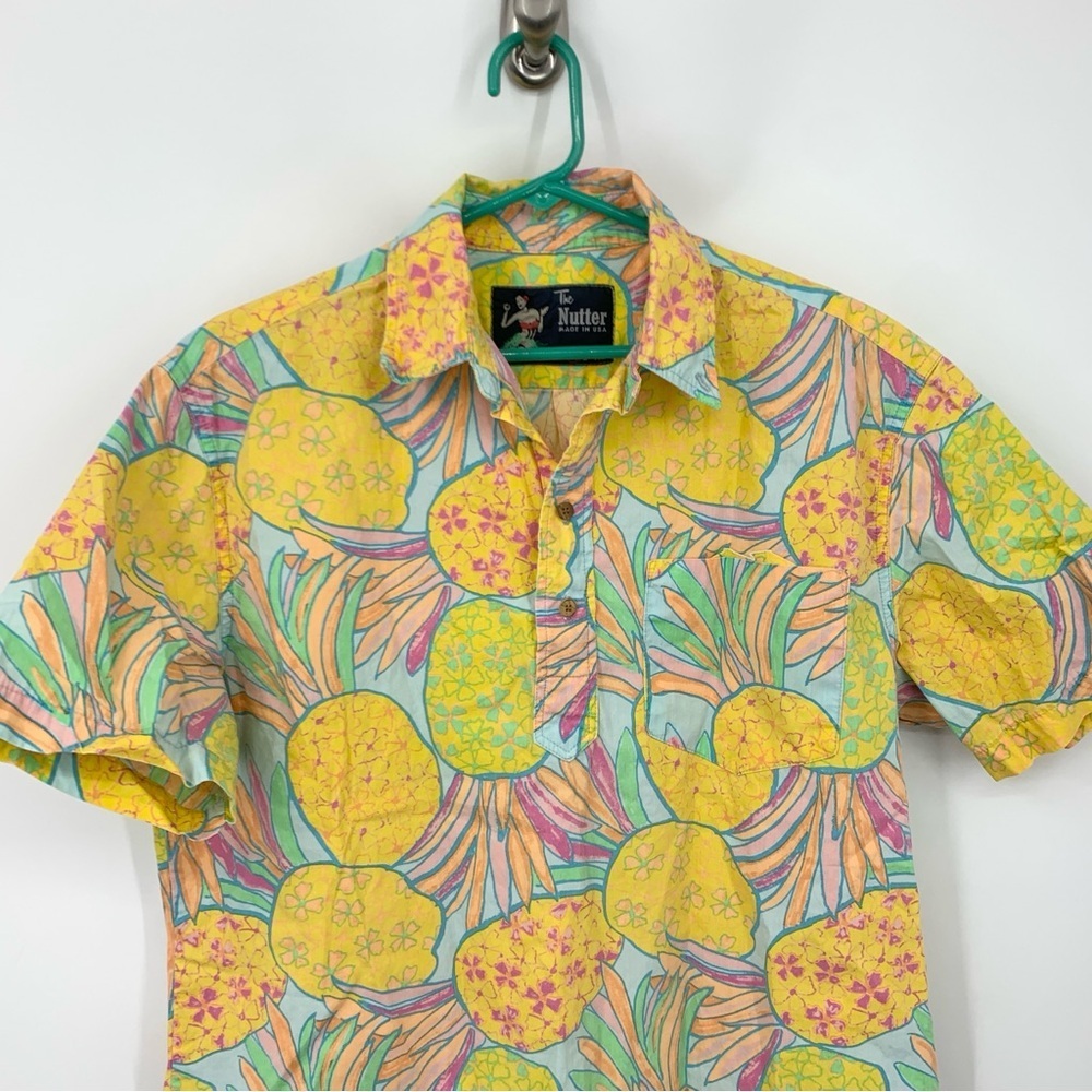 Chubbies Multicolor Pineapple Print Button Down S… - image 2